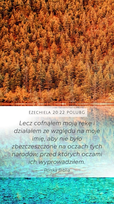Ezechiela 20:22 POLUBG Bible Verse Image