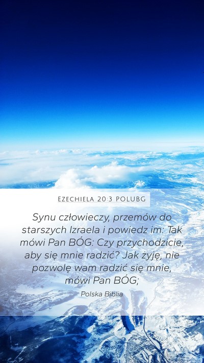 Ezechiela 20:3 POLUBG Bible Verse Image