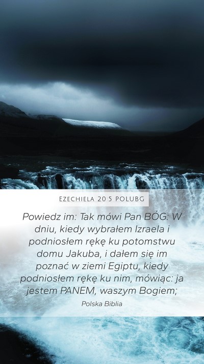 Ezechiela 20:5 POLUBG Bible Verse Image
