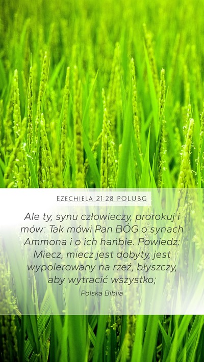 Ezechiela 21:28 POLUBG Bible Verse Image