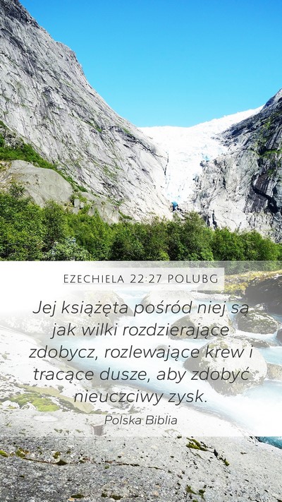 Ezechiela 22:27 POLUBG Bible Verse Image