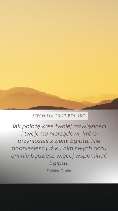 Ezechiela 23:27 POLUBG Bible Verse Image