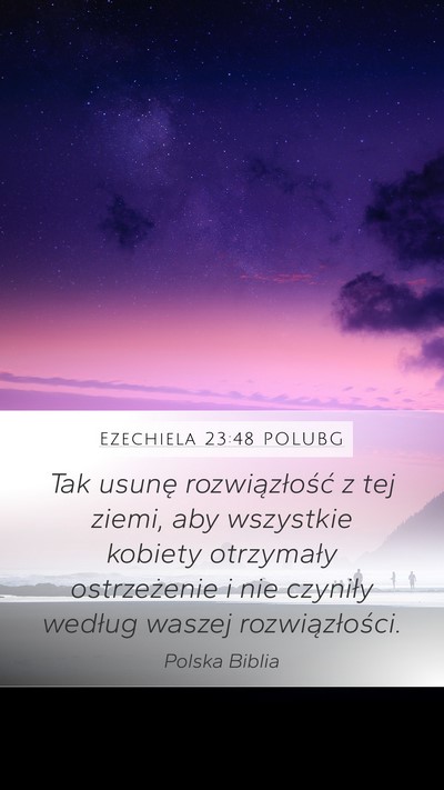 Ezechiela 23:48 POLUBG Bible Verse Image