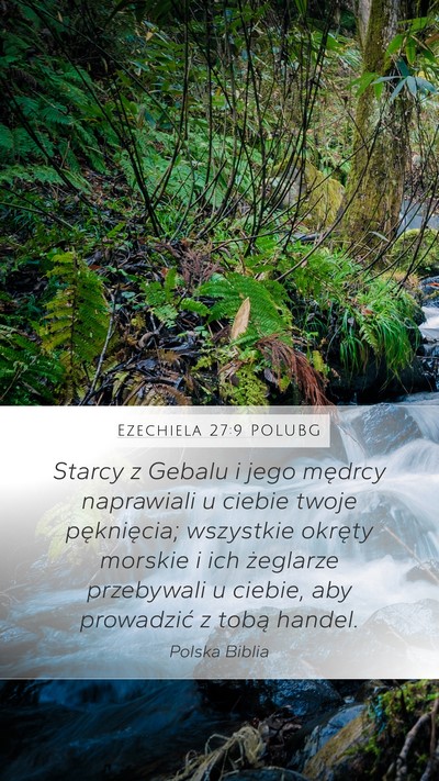 Ezechiela 27:9 POLUBG Bible Verse Image