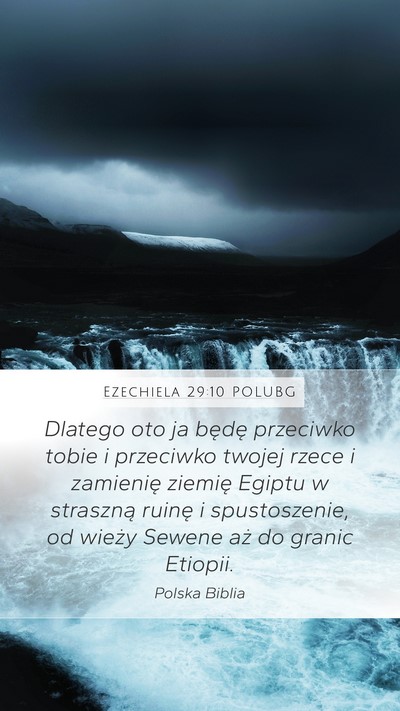 Ezechiela 29:10 POLUBG Bible Verse Image