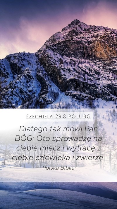 Ezechiela 29:8 POLUBG Bible Verse Image