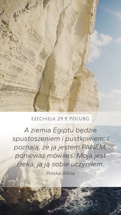 Ezechiela 29:9 POLUBG Bible Verse Image
