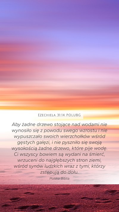 Ezechiela 31:14 POLUBG Bible Verse Image