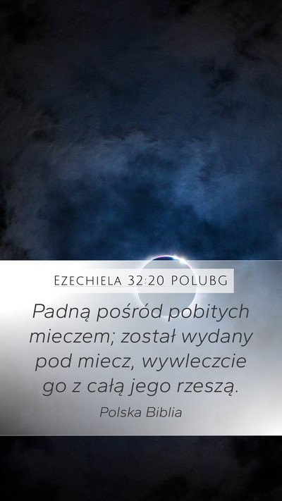 Ezechiela 32:20 POLUBG Bible Verse Image