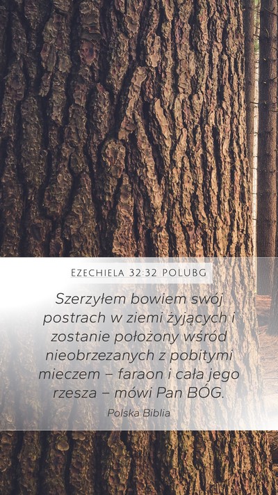 Ezechiela 32:32 POLUBG Bible Verse Image