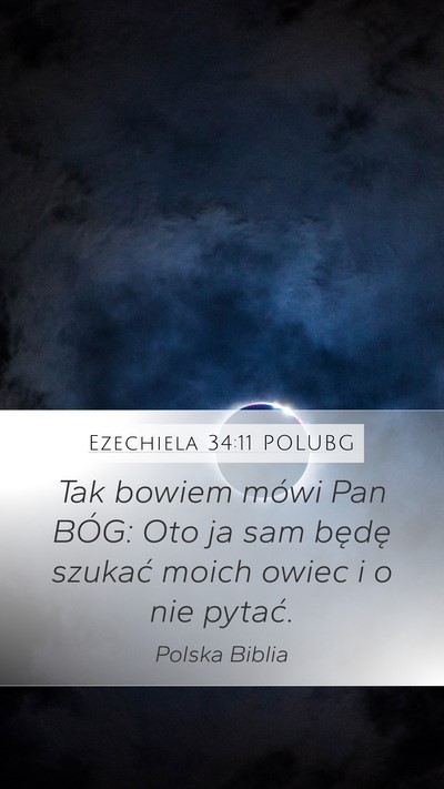 Ezechiela 34:11 POLUBG Bible Verse Image