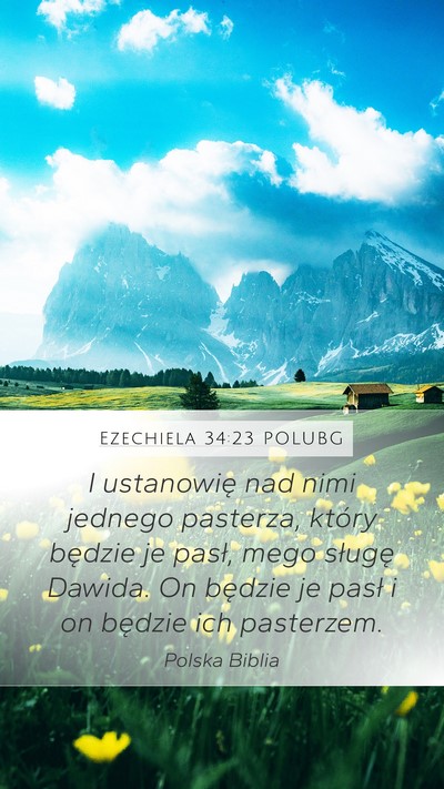 Ezechiela 34:23 POLUBG Bible Verse Image