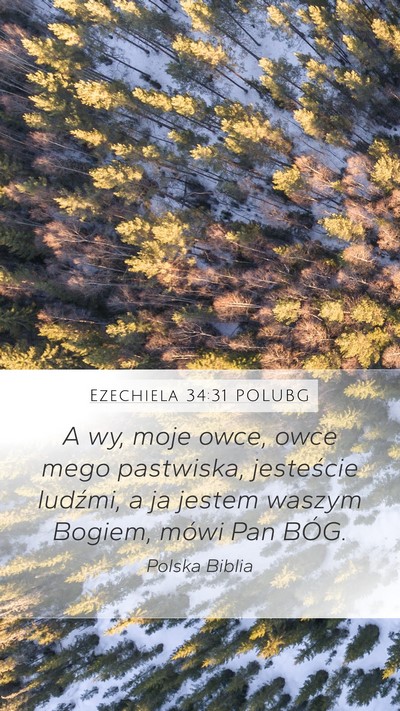 Ezechiela 34:31 POLUBG Bible Verse Image