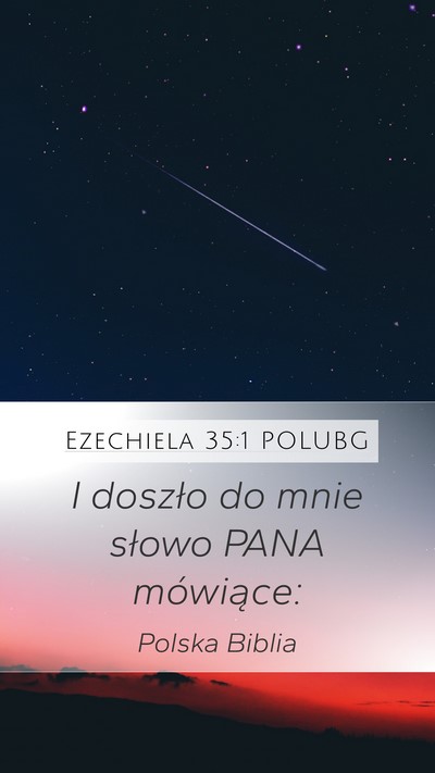 Ezechiela 35:1 POLUBG Bible Verse Image
