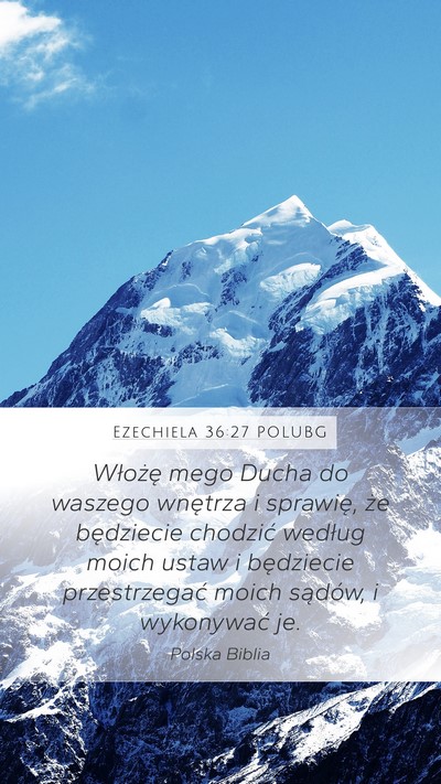 Ezechiela 36:27 POLUBG Bible Verse Image