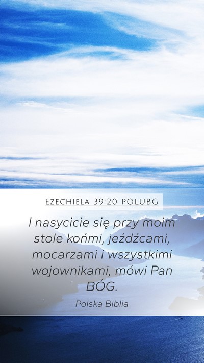 Ezechiela 39:20 POLUBG Bible Verse Image