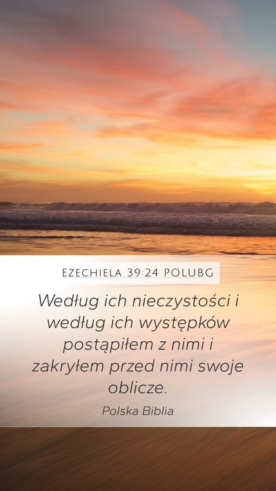 Ezechiela 39:24 POLUBG Bible Verse Image