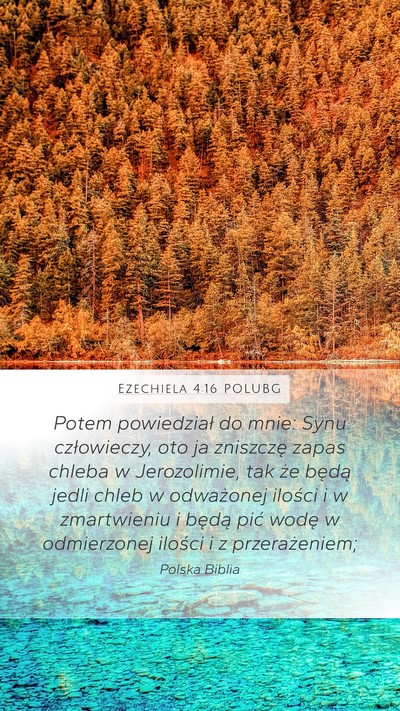 Ezechiela 4:16 POLUBG Bible Verse Image