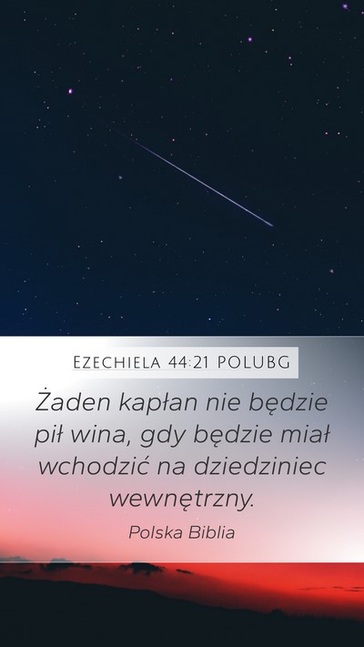 Ezechiela 44:21 POLUBG Bible Verse Image