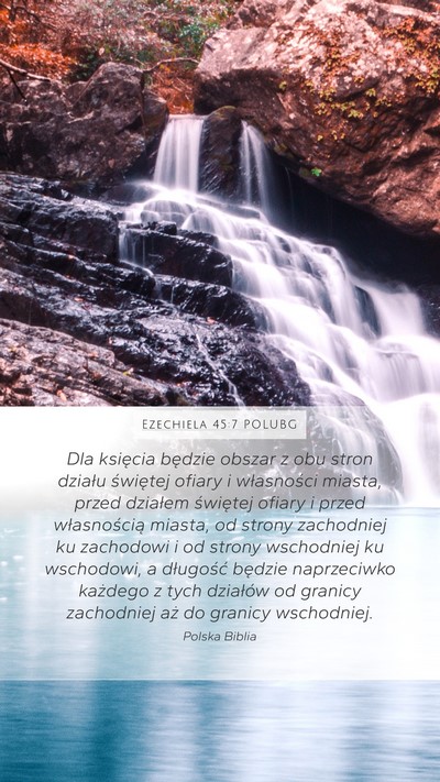 Ezechiela 45:7 POLUBG Bible Verse Image