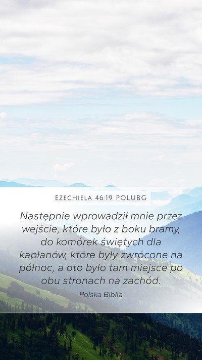 Ezechiela 46:19 POLUBG Bible Verse Image