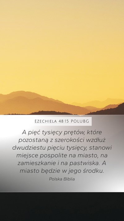 Ezechiela 48:15 POLUBG Bible Verse Image