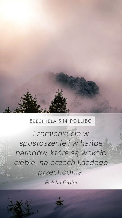 Ezechiela 5:14 POLUBG Bible Verse Image