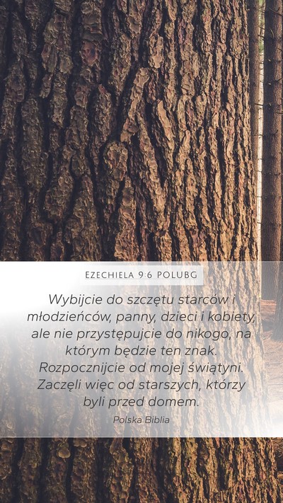 Ezechiela 9:6 POLUBG Bible Verse Image