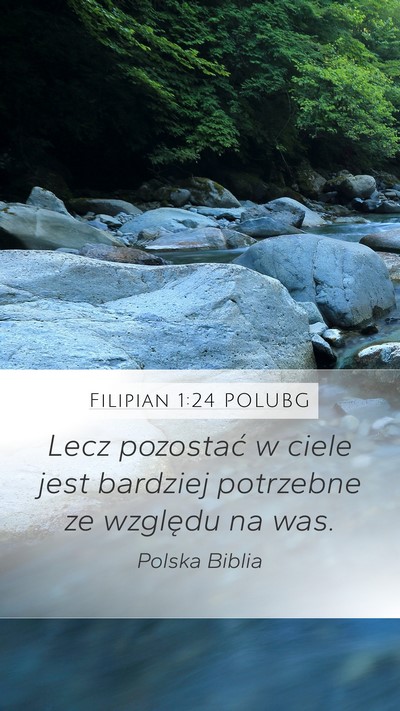 Filipian 1:24 POLUBG Bible Verse Image
