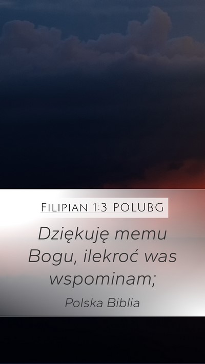 Filipian 1:3 POLUBG Bible Verse Image