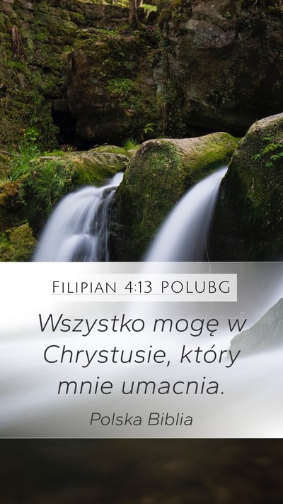 Filipian 4:13 POLUBG Bible Verse Image