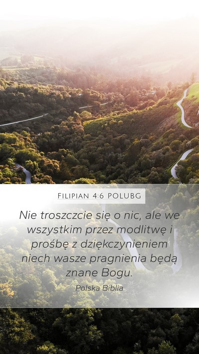 Filipian 4:6 POLUBG Bible Verse Image