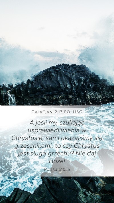 Galacjan 2:17 POLUBG Bible Verse Image