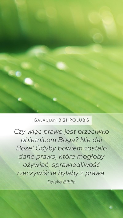 Galacjan 3:21 POLUBG Bible Verse Image