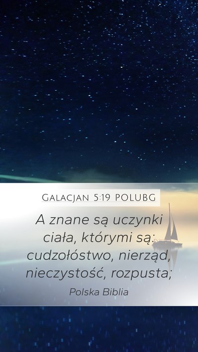 Galacjan 5:19 POLUBG Bible Verse Image