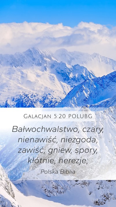 Galacjan 5:20 POLUBG Bible Verse Image
