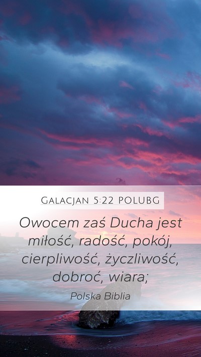 Galacjan 5:22 POLUBG Bible Verse Image