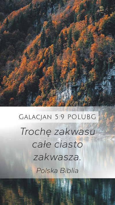 Galacjan 5:9 POLUBG Bible Verse Image