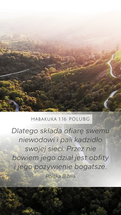 Habakuka 1:16 POLUBG Bible Verse Image