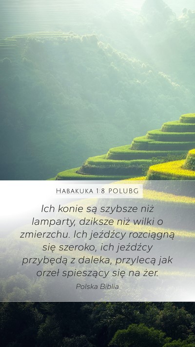 Habakuka 1:8 POLUBG Bible Verse Image