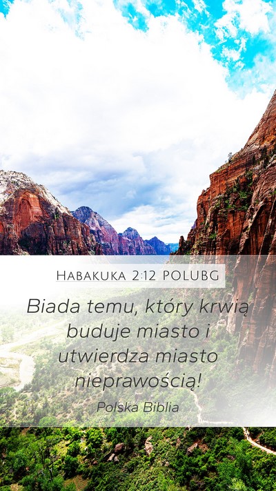 Habakuka 2:12 POLUBG Bible Verse Image