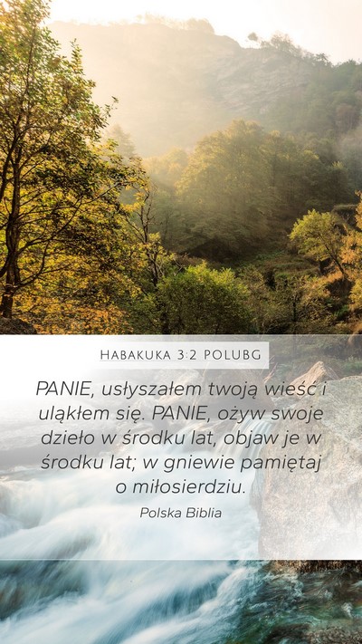 Habakuka 3:2 POLUBG Bible Verse Image