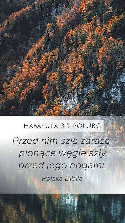 Habakuka 3:5 POLUBG Bible Verse Image