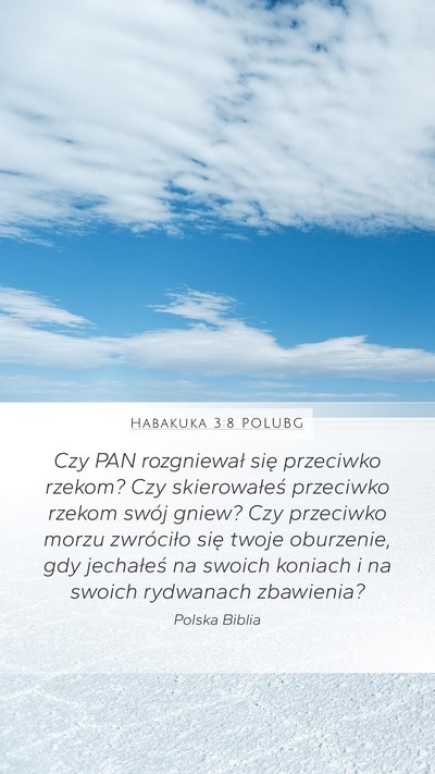 Habakuka 3:8 POLUBG Bible Verse Image