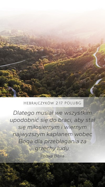 Hebrajczyków 2:17 POLUBG Bible Verse Image