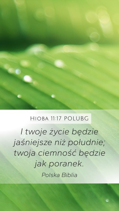 Hioba 11:17 POLUBG Bible Verse Image