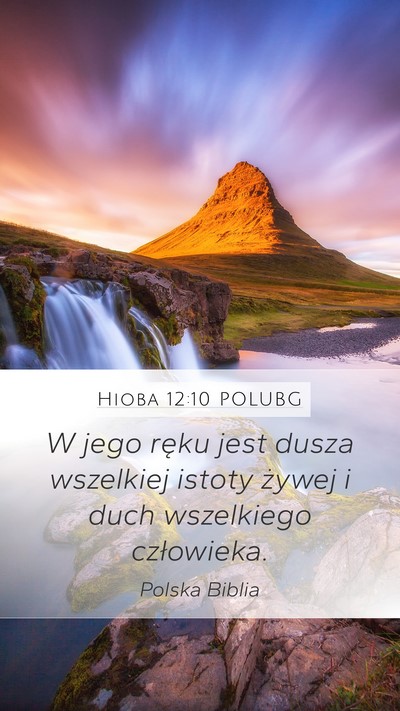 Hioba 12:10 POLUBG Bible Verse Image