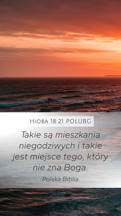 Hioba 18:21 POLUBG Bible Verse Image