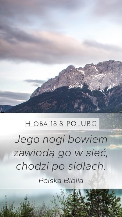 Hioba 18:8 POLUBG Bible Verse Image