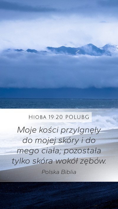 Hioba 19:20 POLUBG Bible Verse Image
